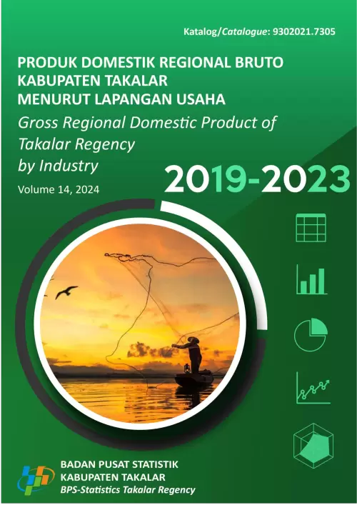 Produk Domestik Regional Bruto Menurut Lapangan Usaha Kabupaten Takalar 2019-2023